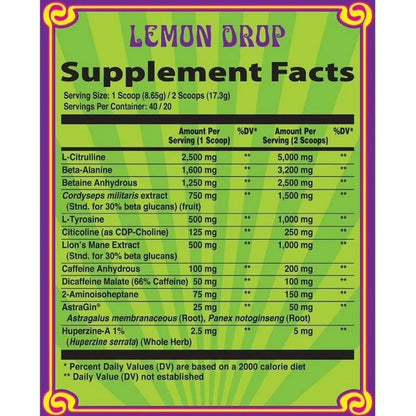 Heroic Harvest Escape Fungi & Mushroom Infused Pre-Workout