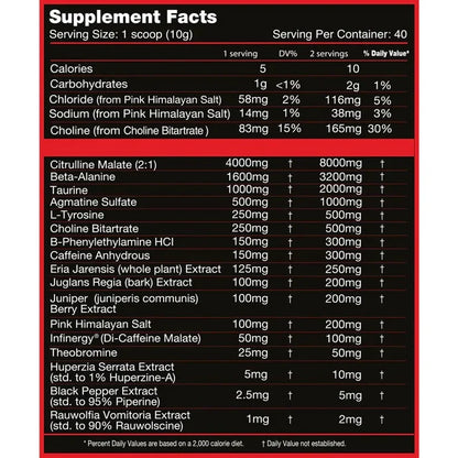 Killer Labz First Degree Pre Workout 20 Servings