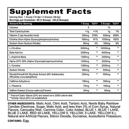 Panda Supps X HTLT Supps Alter Ego Preworkout