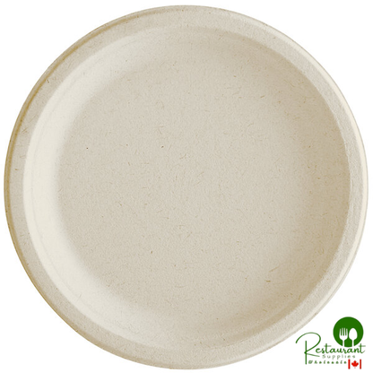 Tellus Products 9" Compostable Fiber Plate - 125/Pack