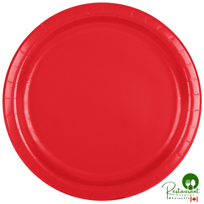 Creative Converting 471031B 9" Classic Red Paper Plate - 240/Case
