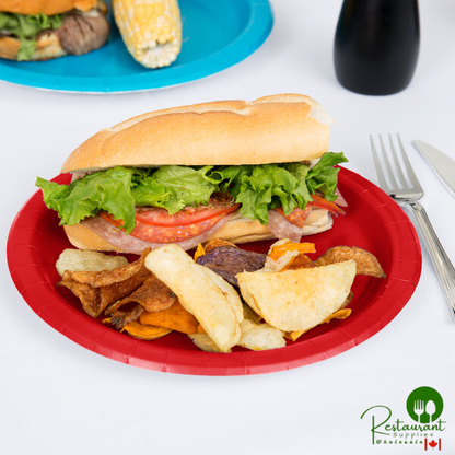 Creative Converting 471031B 9" Classic Red Paper Plate - 240/Case