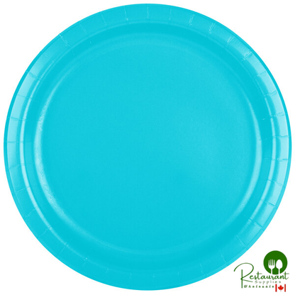 Creative Converting 471039B 9" Bermuda Blue Paper Plate - 240/Case