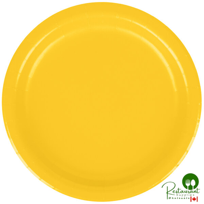 Creative Converting 791021B 7" School Bus Yellow Paper Plate - 240/Case