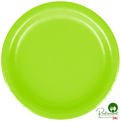Creative Converting 793123B 7" Fresh Lime Green Paper Plate - 240/Case