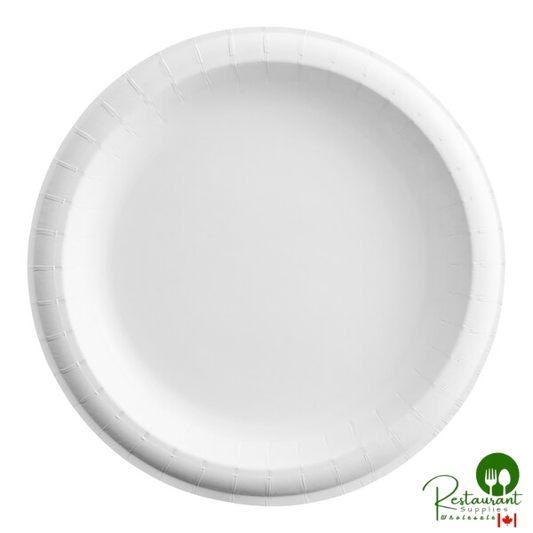 Dixie Basic 8 1/2" White Light Weight Paper Plate - 500/Case