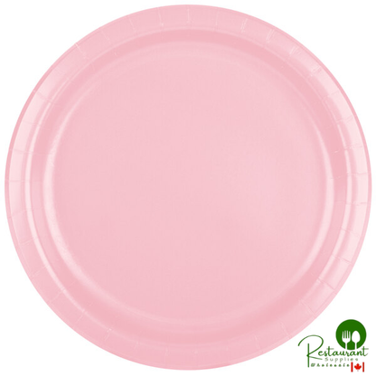 Creative Converting 47158B 9" Classic Pink Paper Plate - 240/Case