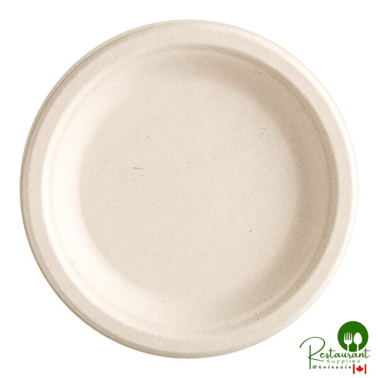 EcoChoice 6" Natural Plant Fiber Plate - 125/Sample