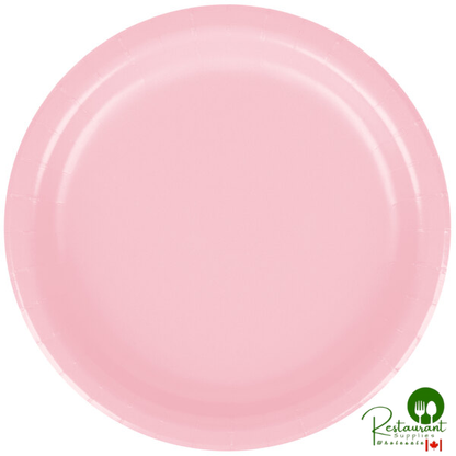 Creative Converting 79158B 7" Classic Pink Paper Plate - 240/Case