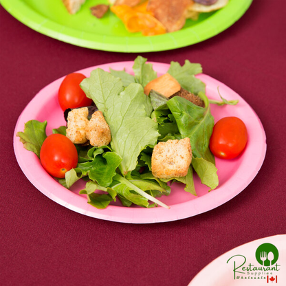 Creative Converting 793042B 7" Candy Pink Paper Plate - 240/Case