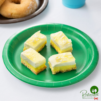 Creative Converting 79112B 7" Emerald Green Paper Plate - 240/Case