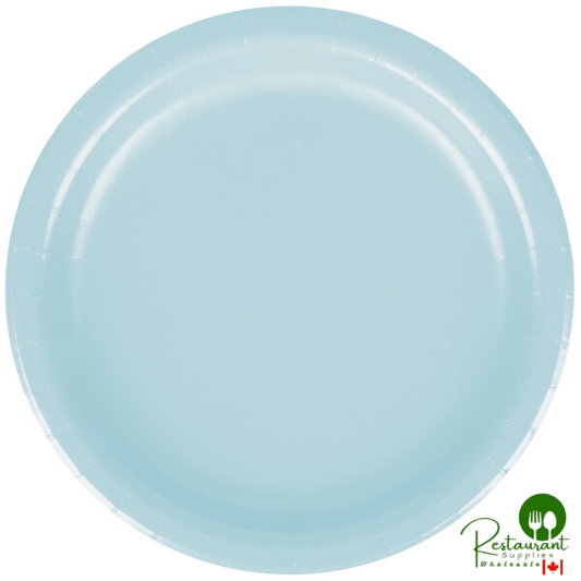 Creative Converting 79157B 7" Pastel Blue Paper Plate - 240/Case