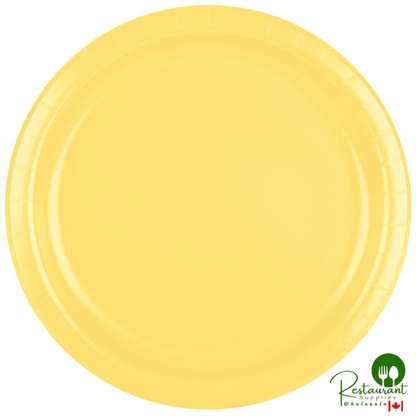 Creative Converting 47102B 9" Mimosa Yellow Paper Plate - 240/Case