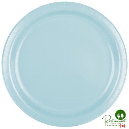 Creative Converting 47157B 9" Pastel Blue Paper Plate - 240/Case
