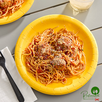 Creative Converting 471021B 9" School Bus Yellow Paper Plate - 24/Pack