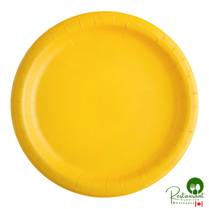 Creative Converting 471021B 9" School Bus Yellow Paper Plate - 24/Pack