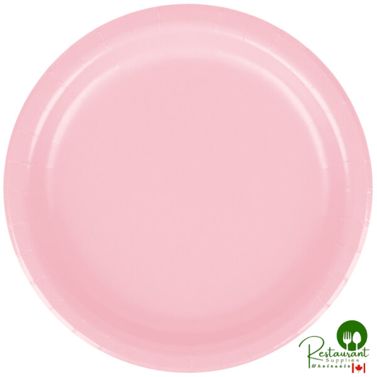 Creative Converting 79158B 7" Classic Pink Paper Plate - 24/Pack