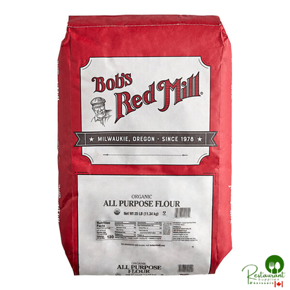 Bob's Red Mill 25 lb. Organic Unbleached All-Purpose Flour