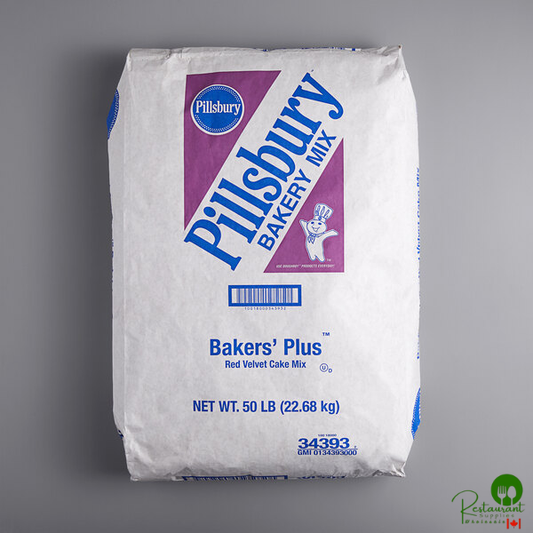 Pillsbury Bakers' Plus 50 lb. Red Velvet Cake Mix