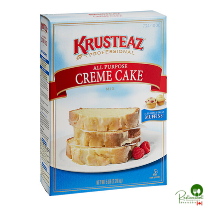 Krusteaz Professional All-Purpose Creme Cake Mix - 6/Case