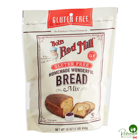 Bob's Red Mill Gluten-Free Homemade Wonderful Bread Mix 16 oz. - 4/Case