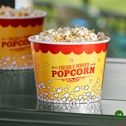 Carnival King 85 oz. Popcorn Bucket - 25/Pack