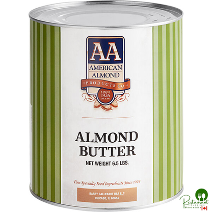 American Almond Naturally Roasted Almond Butter 6.5 lb. - 6/Case