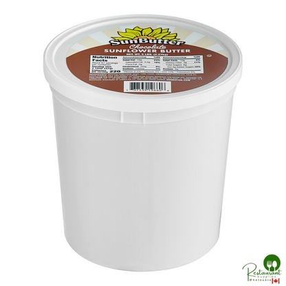 SunButter Chocolate Sunflower Butter Spread 5 lb. - 2/Case