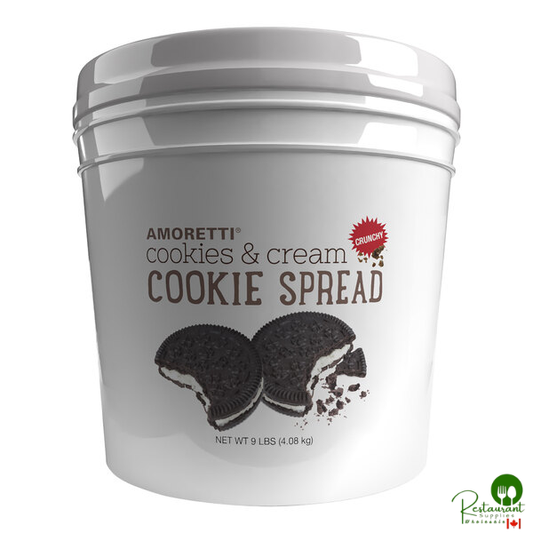 Amoretti Natural Crunchy Cookies & Cream Cookie Spread 9 lb.