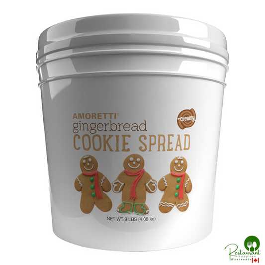Amoretti Natural Creamy Gingerbread Cookie Spread 9 lb.