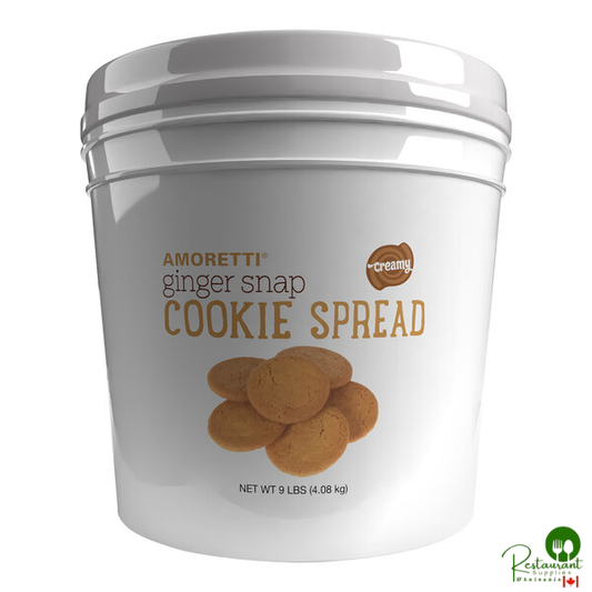 Amoretti Natural Creamy Ginger Snap Cookie Spread 9 lb.