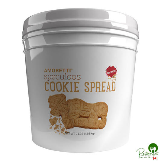 Amoretti Natural Crunchy Speculoos Cookie Spread 9 lb.