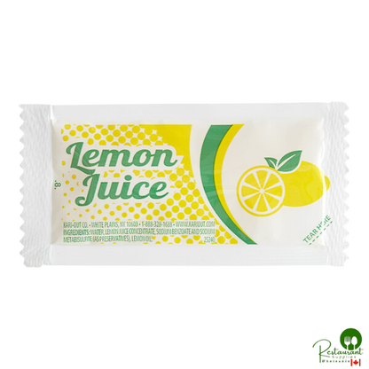 Kari-Out Company Lemon Juice 4 Gram Portion Packets - 200/Case