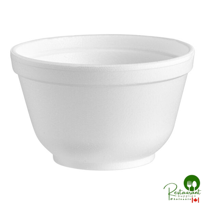 Dart 6B12 6 oz. Insulated White Foam Container - 50/Pack