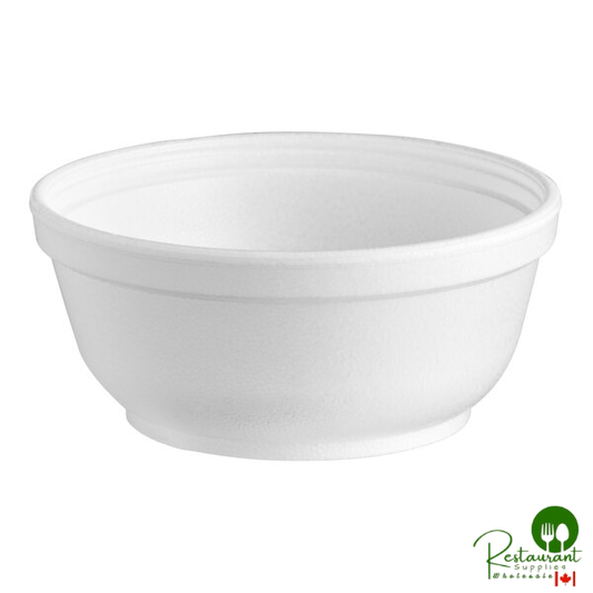Dart 8B20 8 oz. Insulated White Foam Container - 50/Pack