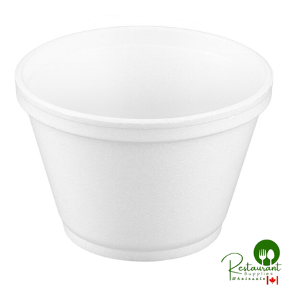 Dart 6SJ12 6 oz. White Foam Food Container - 50/Pack