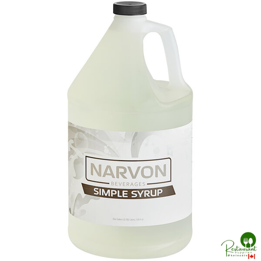 Narvon Simple Syrup 1 Gallon - 4/Case