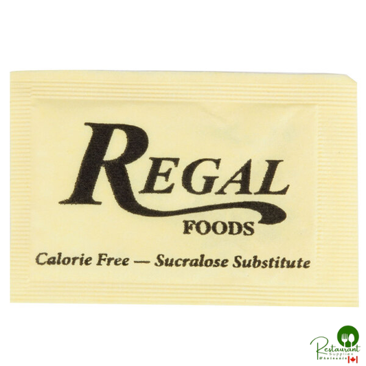 Regal Yellow Sucralose Sugar Substitute Packet - 2,000/Case