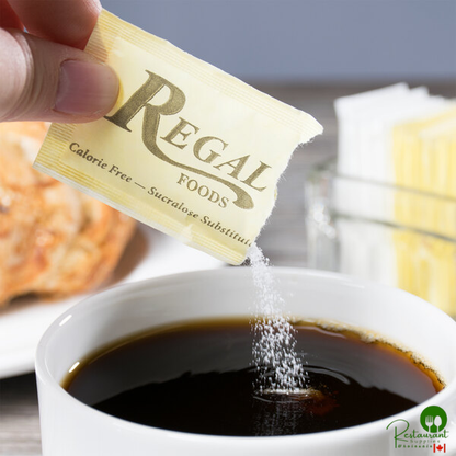 Regal Yellow Sucralose Sugar Substitute Packet - 2,000/Case
