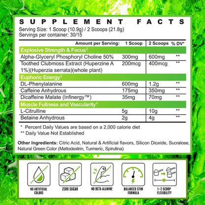 Psycho Pharma Vitals Pre Workout