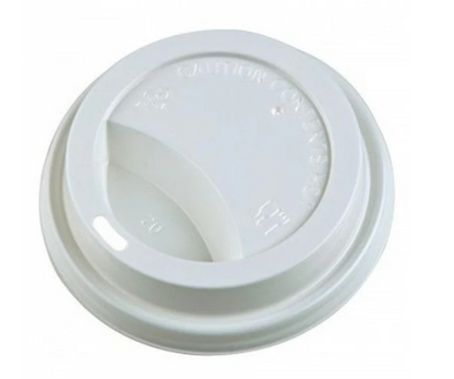 Dome Sip Lid for 10-24 oz Hot Paper Cups - White 1000 pieces