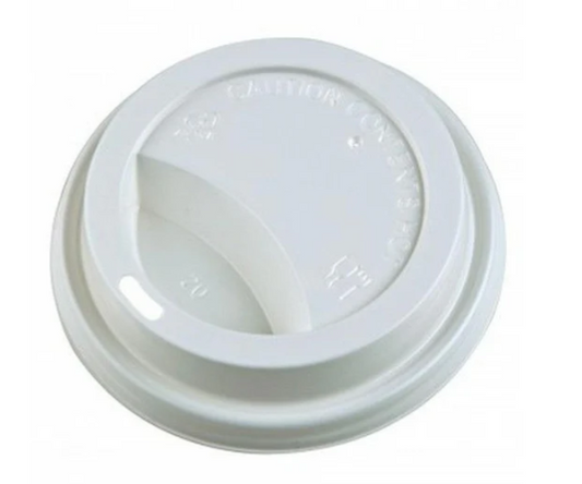 Dome Sip Lid for 10-24 oz Hot Paper Cups - White 1000 pieces