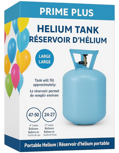 AIREZ-Disposable Helium Tank – 15 cu ft | Fills Up to 50 Balloons