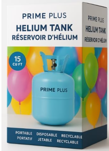 AIREZ-Disposable Helium Tank – 15 cu ft | Fills Up to 50 Balloons