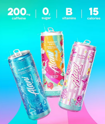 Alani Nu Energy Slush Variety Pack, 12 fl oz 36/case