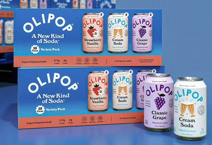 Olipop Variety Pack, A New Kind of Soda, 12 fl oz 30 pk.