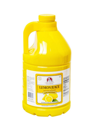Chef's Lemon Juice 1 gallon 4/case