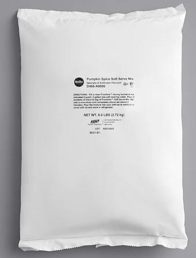Frostline Soft Serve Ice Cream Mix 6 lb. - 6/Case VARIOUS FLAVORS | Canada