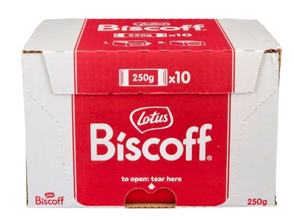 Lotus Biscoff Biscuits case of 10x250g