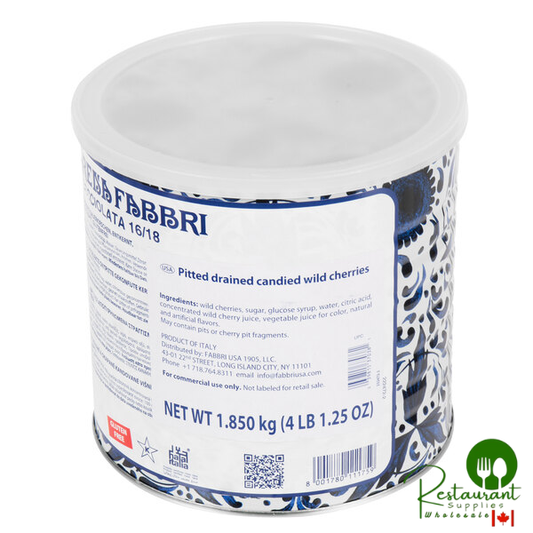 Fabbri Amarena Drained Cherries 4 lb. (1.85 kg)